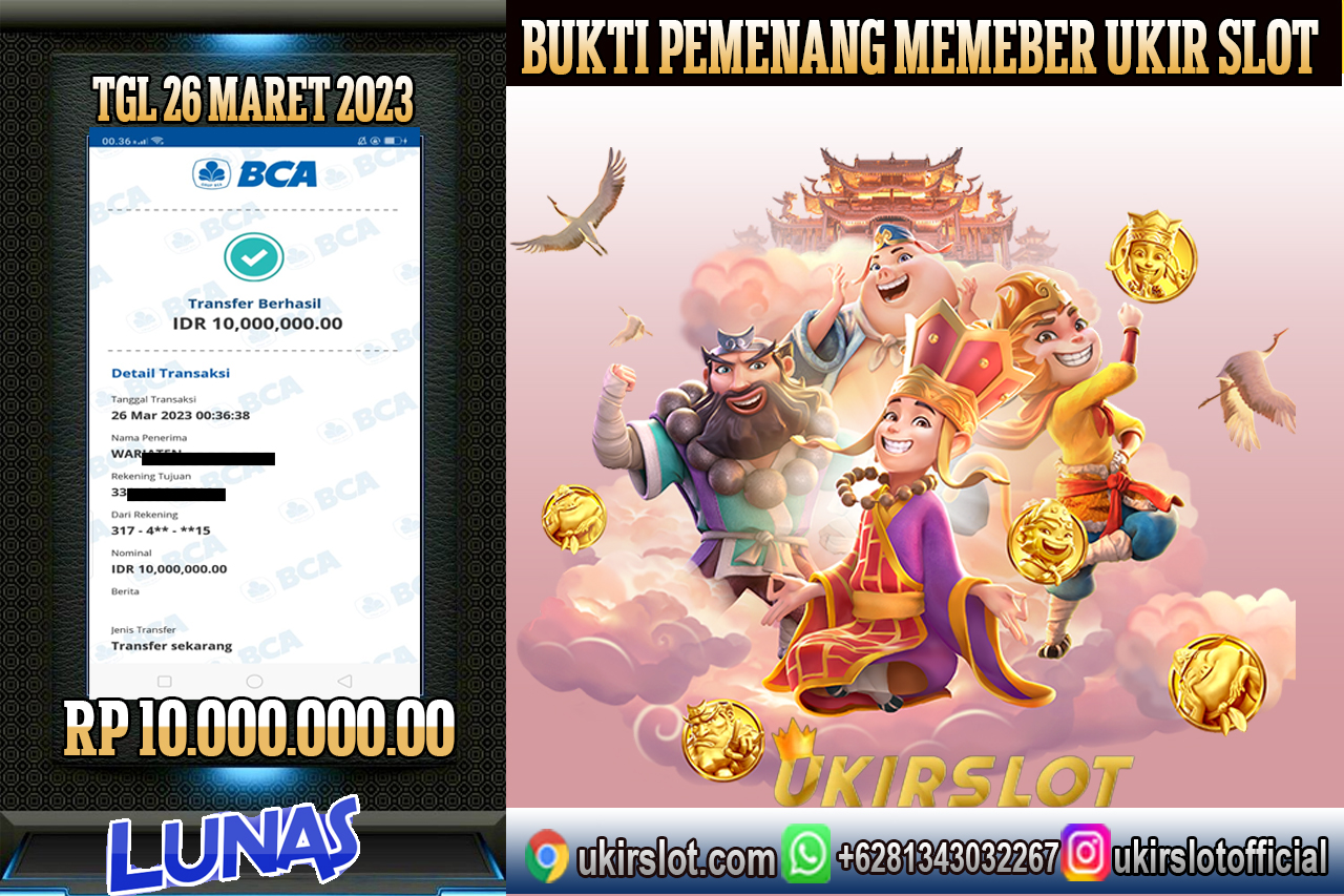 Bukti Kemenangan Bermain Slot Game Online