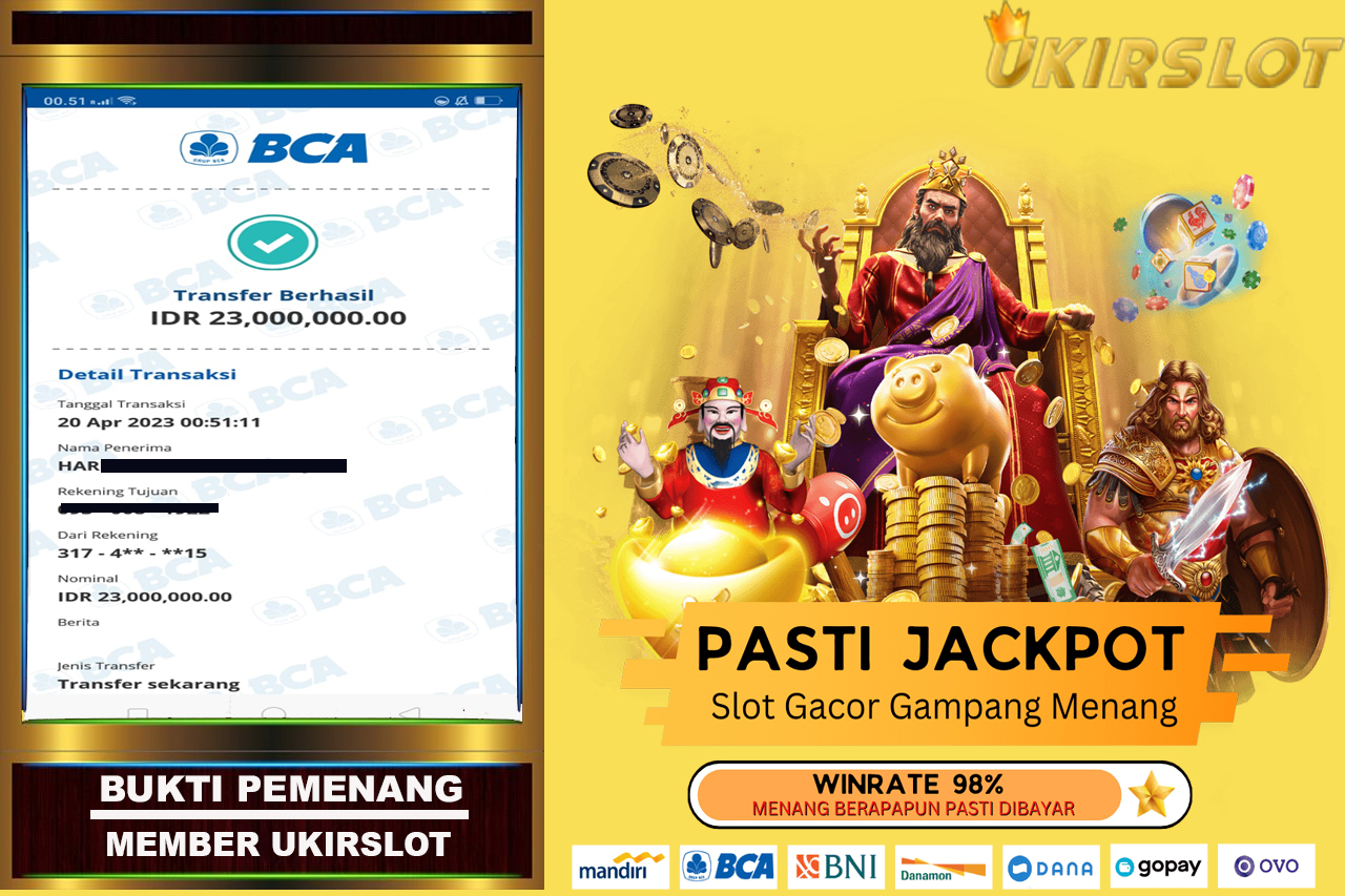 Bukti Kemenangan Bermain Slot Game Online Pg Soft