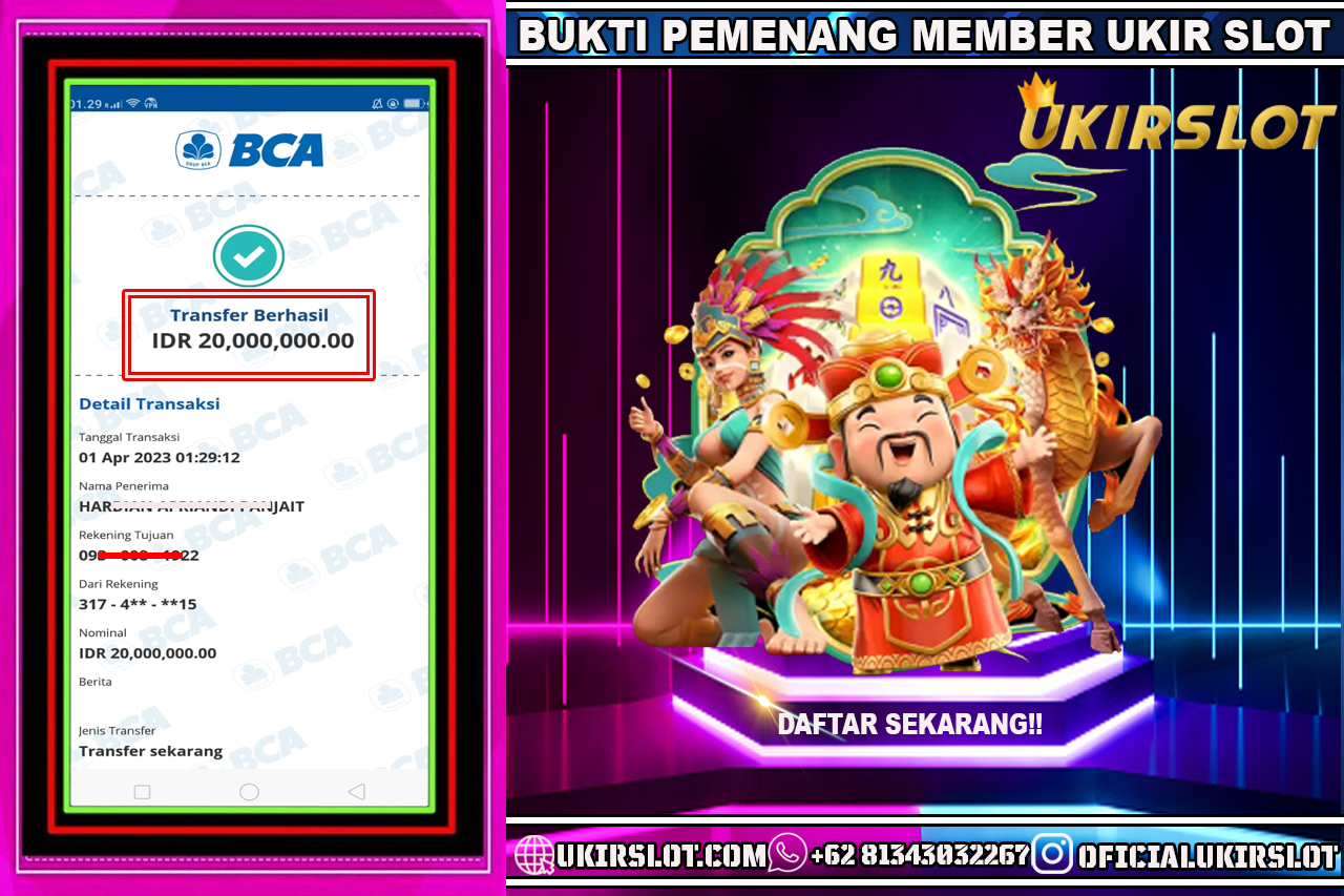 Bukti Kemenangan Bermain Slot Game Online