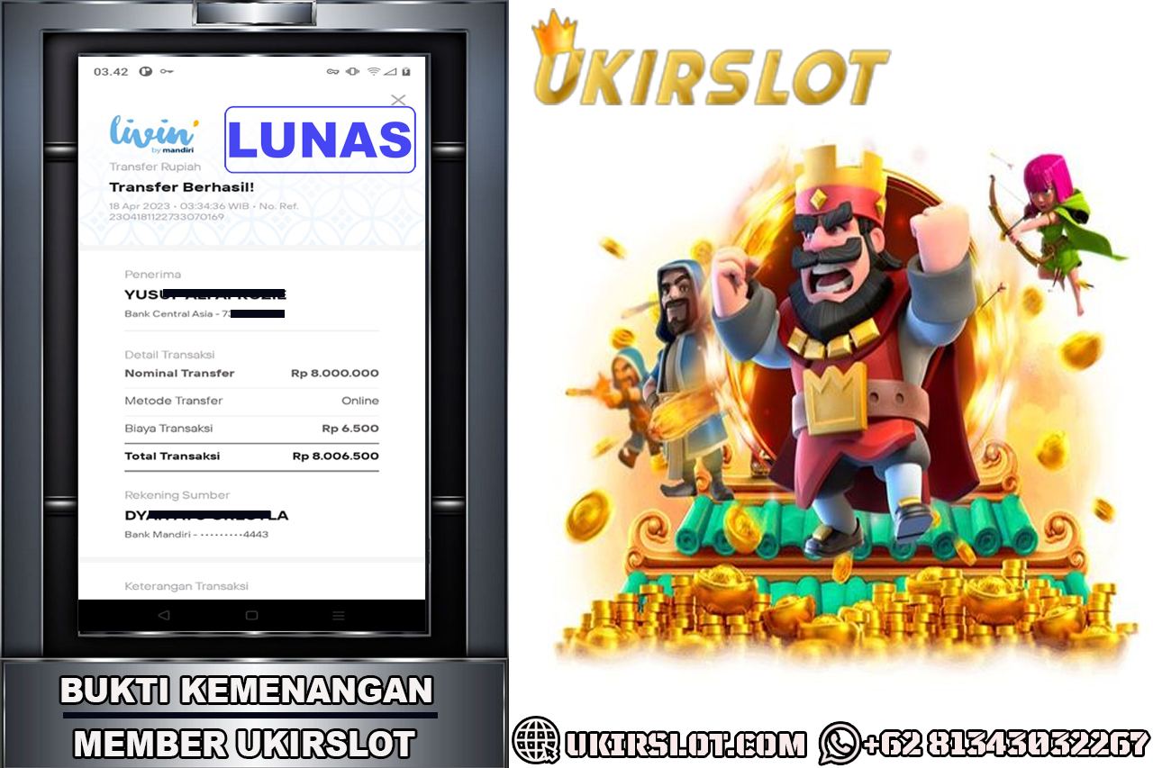 Bukti Kemenangan Bermain Slot Game Online