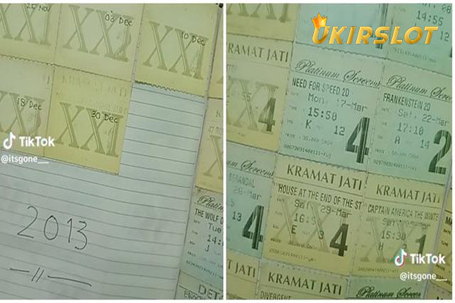 Hargai Momen Bareng Pacar, Pria Ini Koleksi Tiket Nonton Bioskop Selama Pacaran