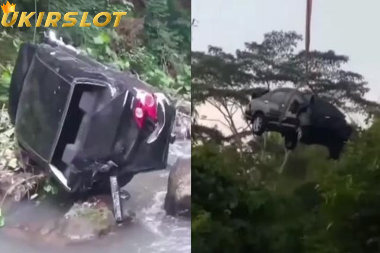 Kurang Hati-Hati saat Belajar Menyetir, Mobil Terjun ke Jurang Sedalam 20 Meter