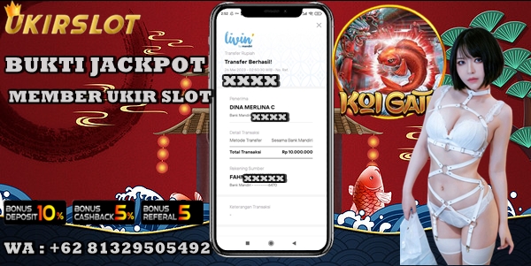 Bukti Kemenangan Bermain Slot Online Habanero Koi Gate