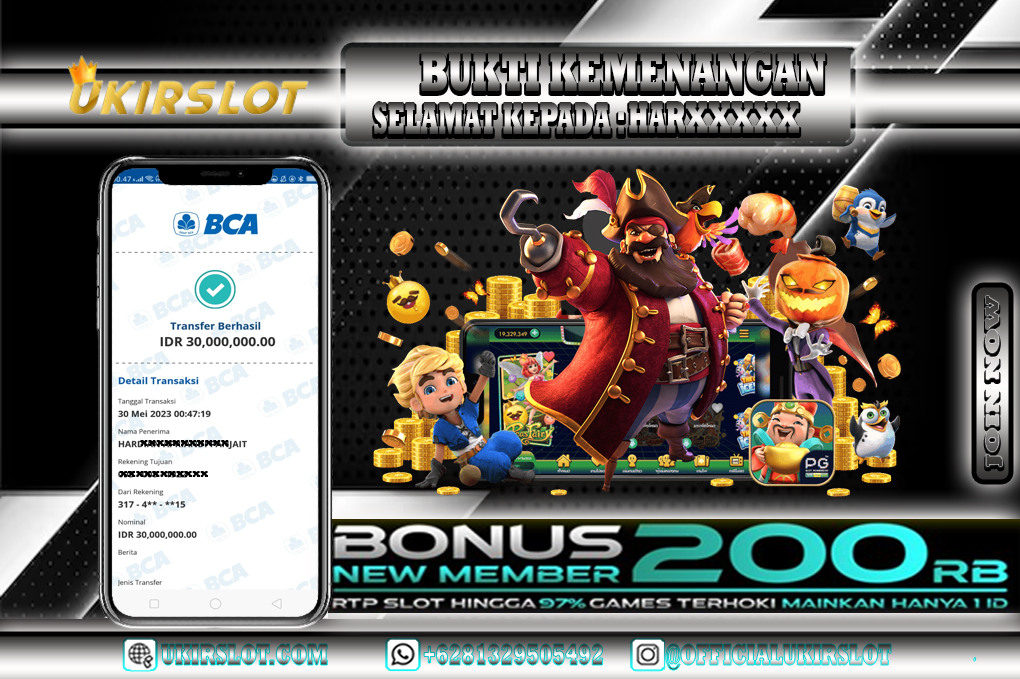 Bukti Kemenangan Bermain Slot Online