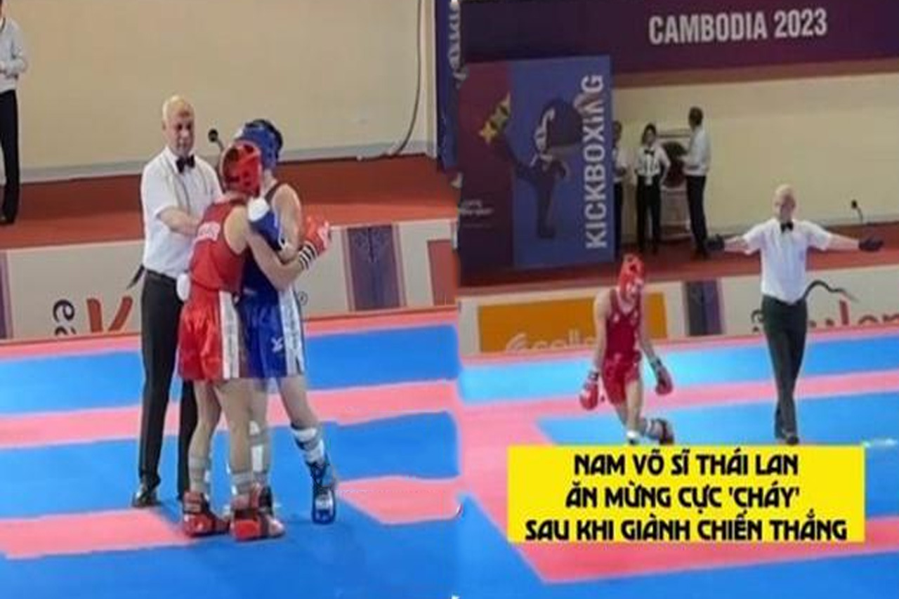 Momen Selebrasi Atlet Kick Boxing Thailand di SEA Games 2023 Jadi Sorotan, Tetap Slay