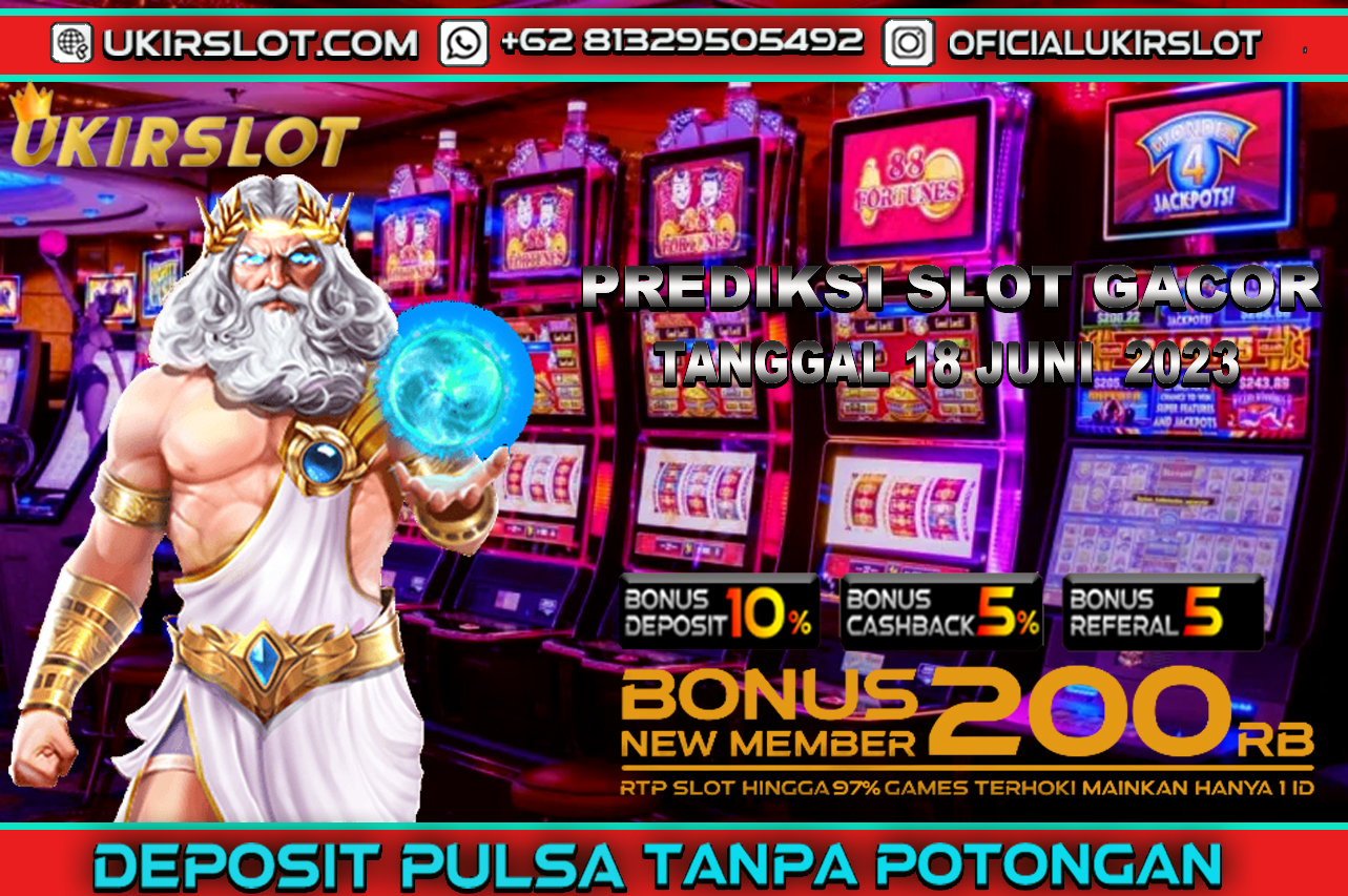 Prediksi Slot Gacor 18 JUNI 2023