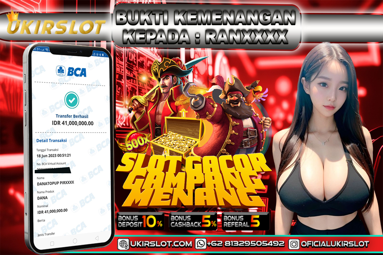 Bukti Kemenangan Bermain Slot Online