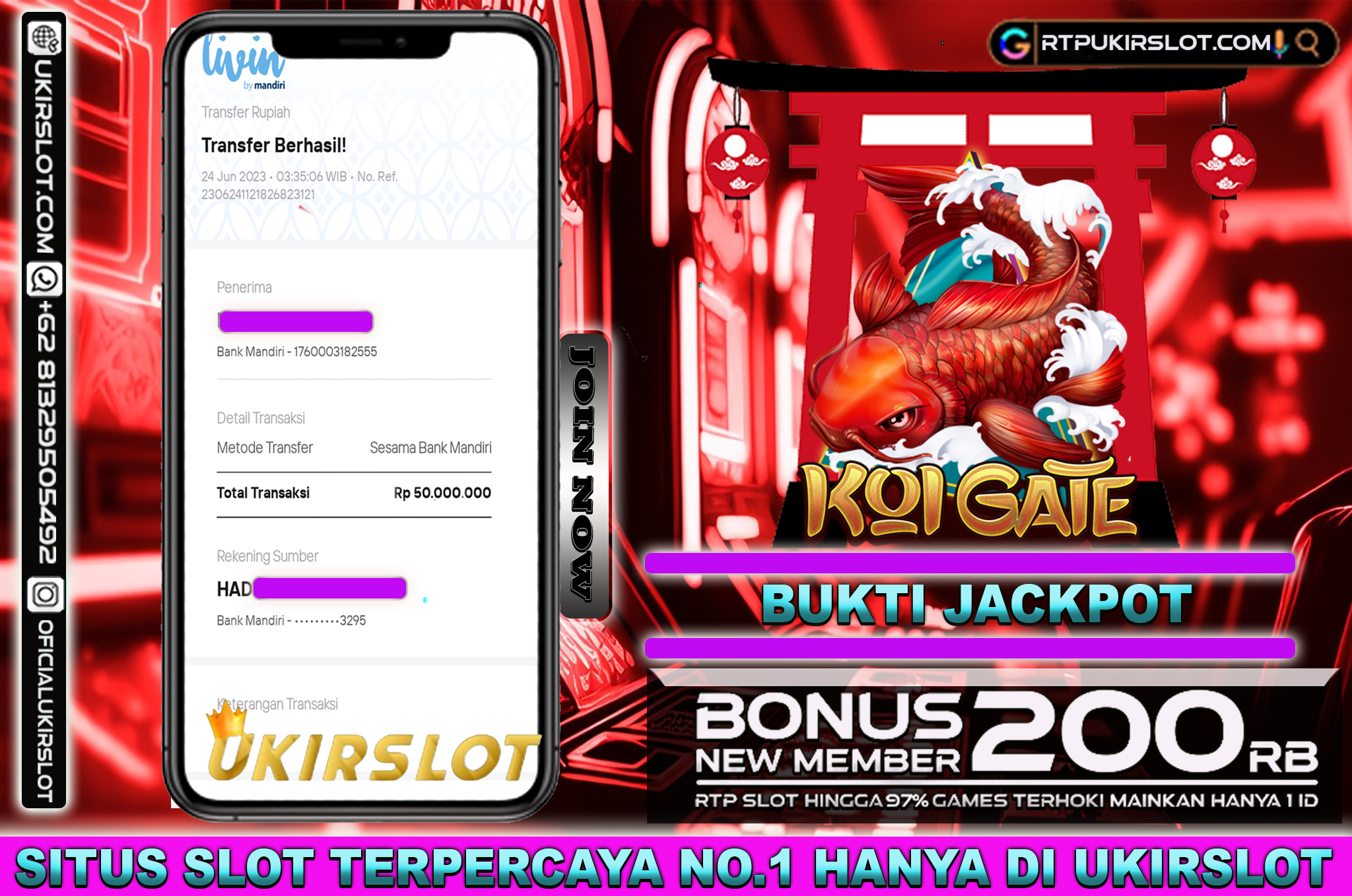 Bukti Kemenangan Bermain Slot Online HABANERO