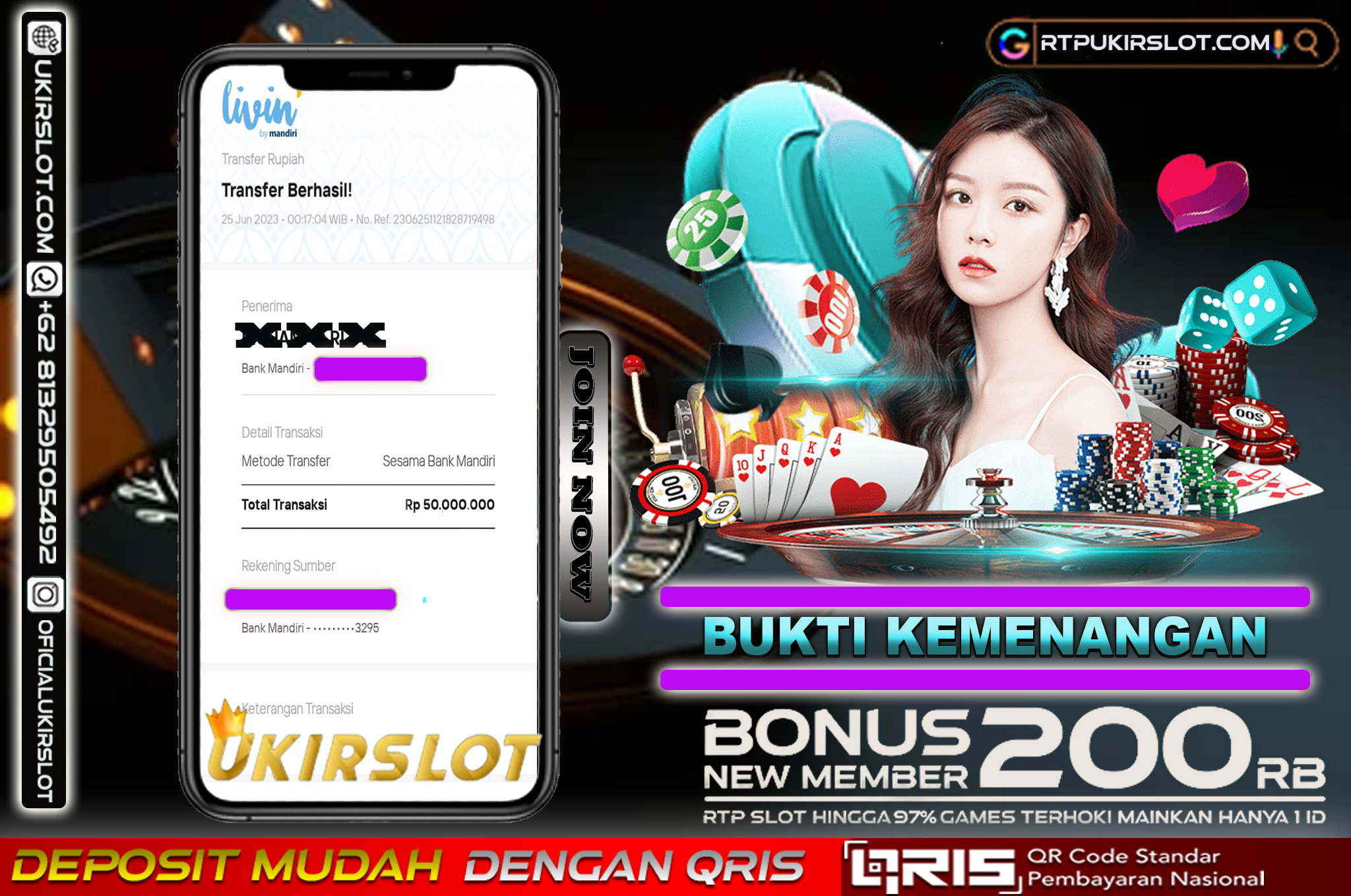 Bukti Kemenangan Bermain Slot Geme Online