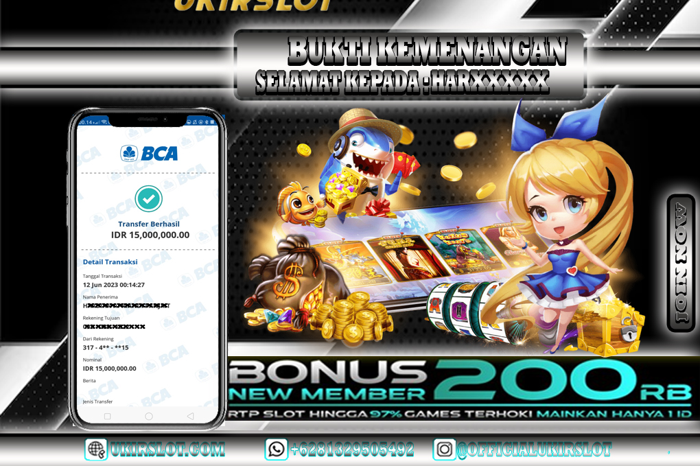 Bukti Kemenangan Bermain Slot Online