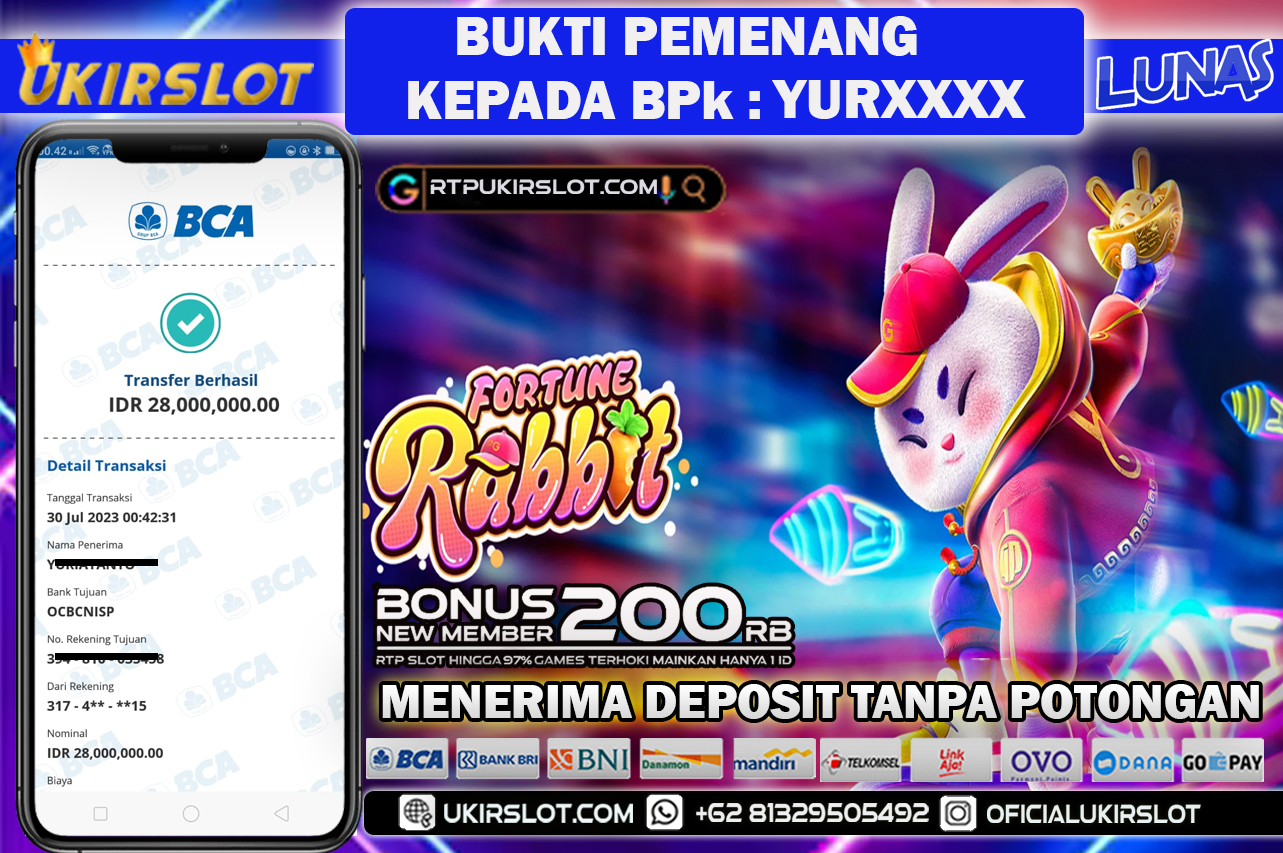 Bukti Kemenangan Bermain Slot Game Online