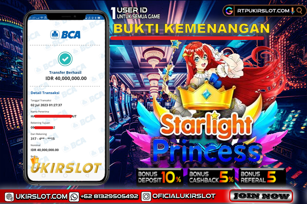 Bukti Kemenangan Bermain Slot Game Online