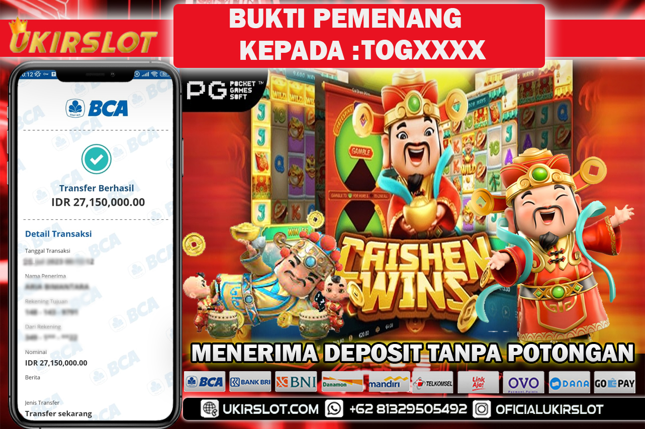 Bukti Kemenangan Bermain Slot Game