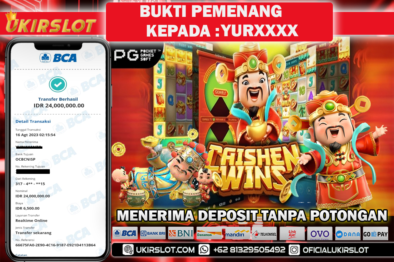 Bukti Kemenangan Bermain Slot Game Online