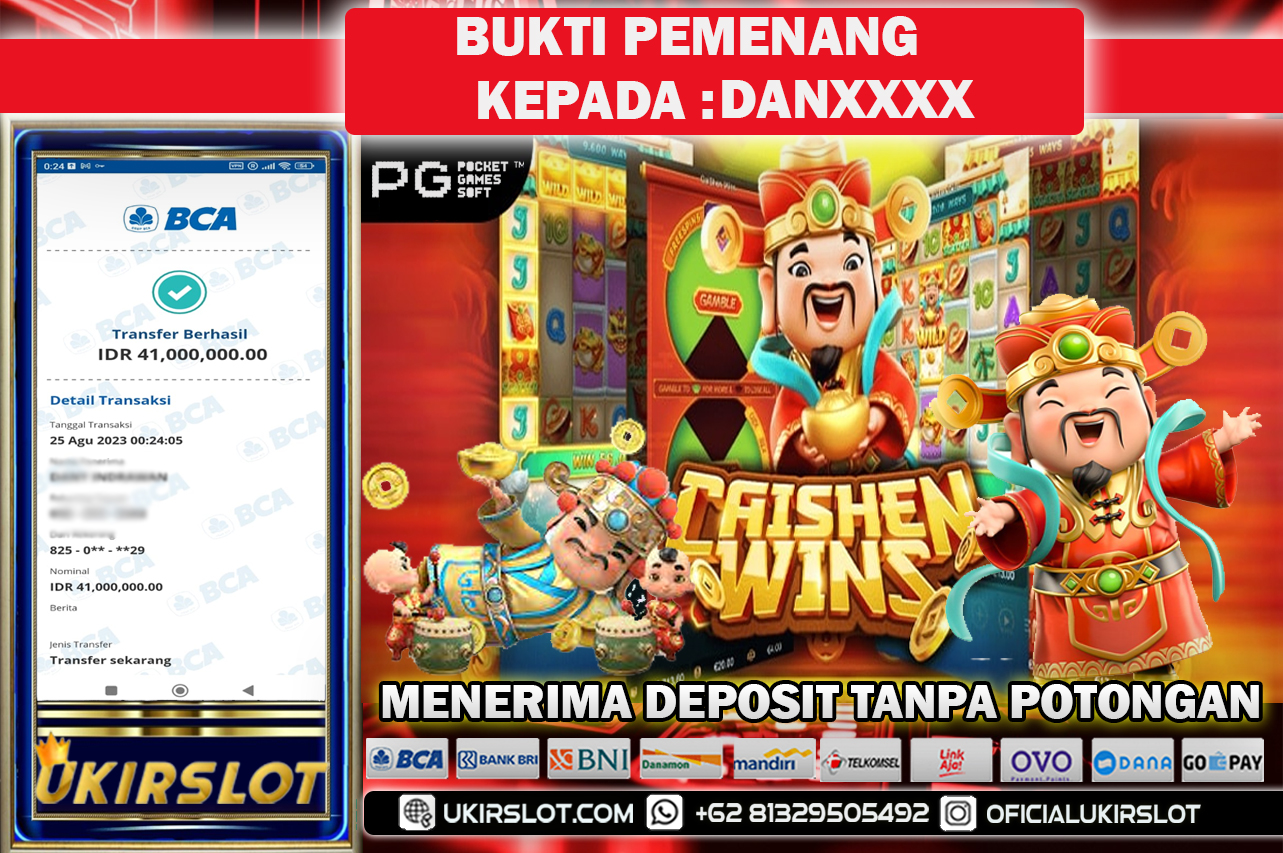 Bukti Transfer Kemenangan Bermain Slot Game