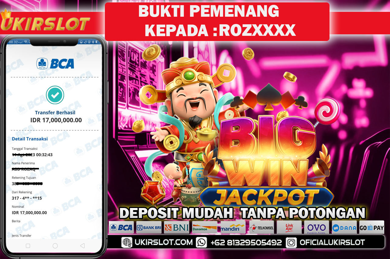 Bukti Kemenangan Bermain Slot Game Online