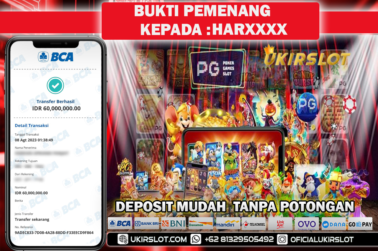 Bukti Kemenangan Bermain Slot Game Online