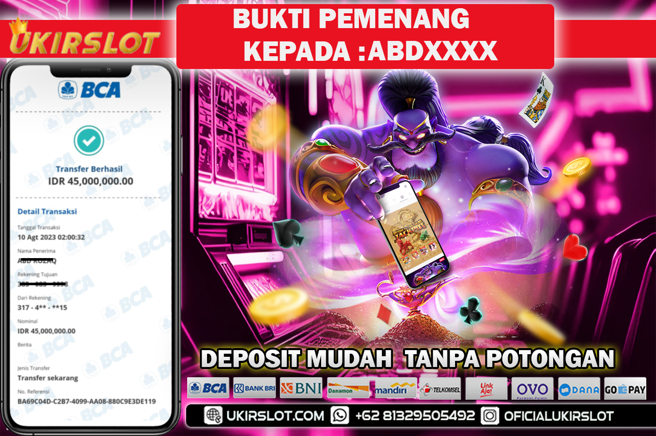 Bukti Kemenangan Bermain Slot Game Online