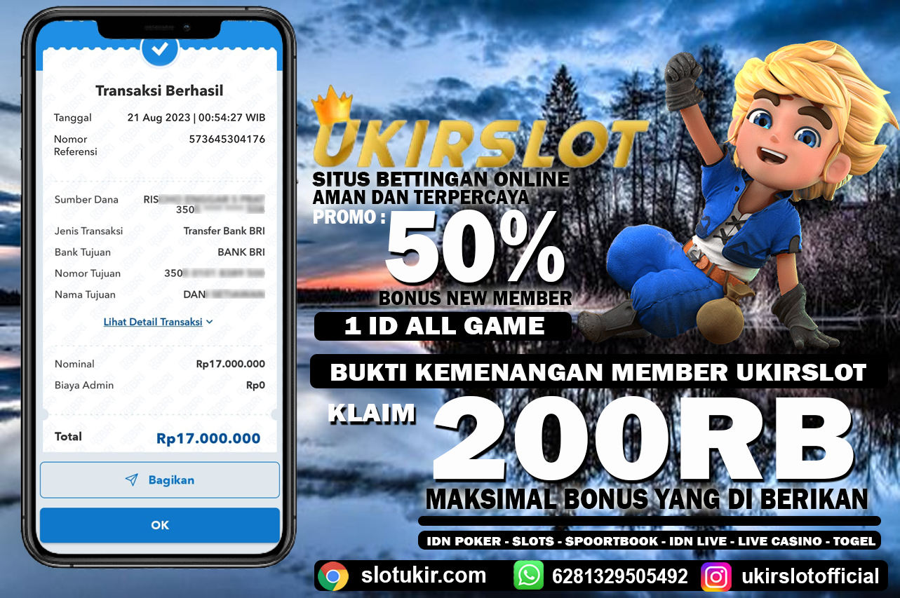 Bukti Transfer Kemenangan Bermain Slot Game