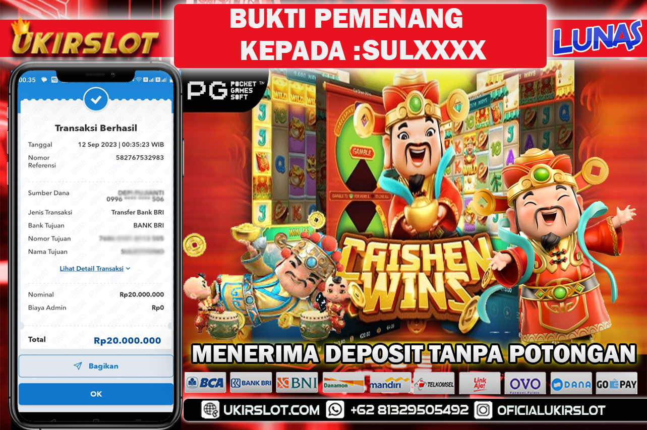 Bukti Kemenangan Bermain Slot Game