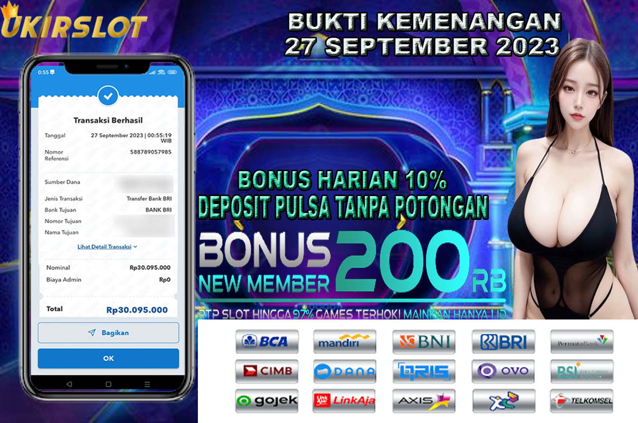 Bukti Kemenangan Bermain Slot Game