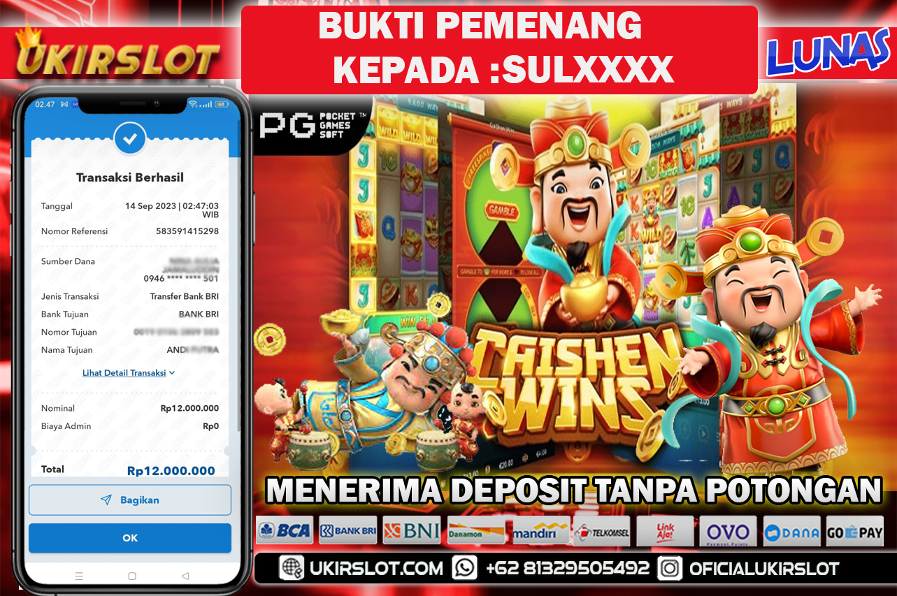 Bukti Kemenangan Bermain Slot Game