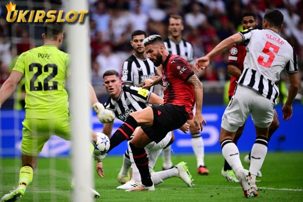 Hasil Liga Champions - AC Milan Hobi Buang Peluang, Newcastle United Curi Poin di San Siro