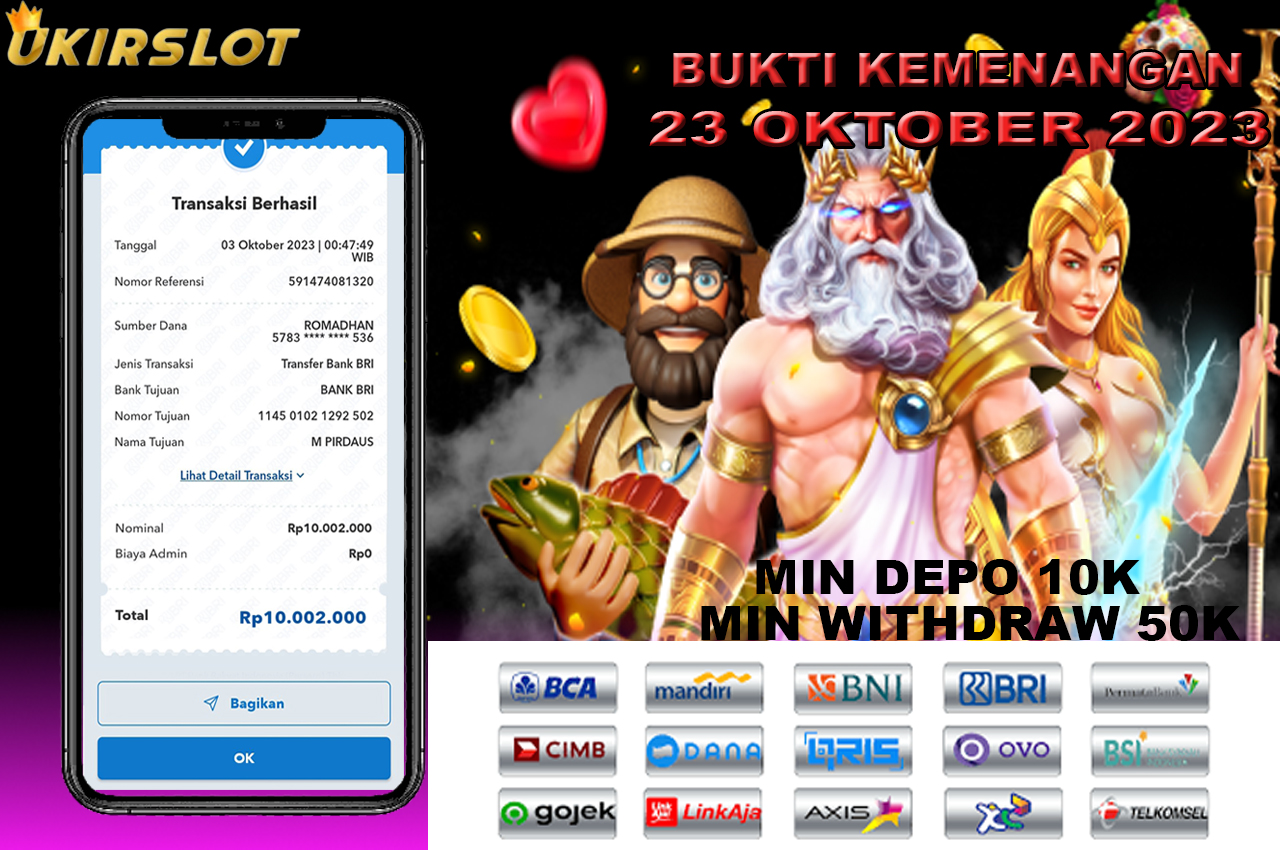 Bukti Kemenangan Bermain Slot Game