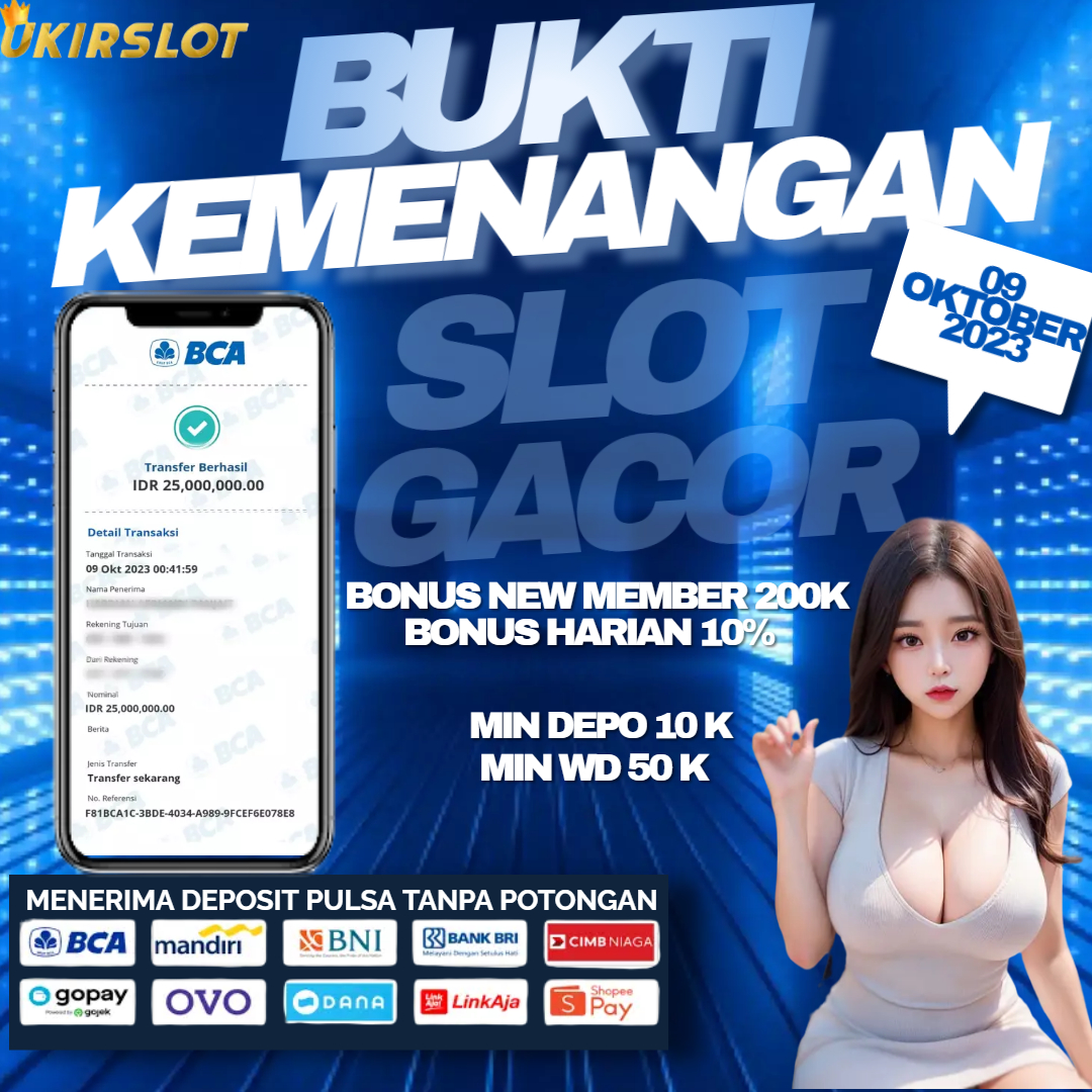 Bukti Kemenangan Bermain Slot Game