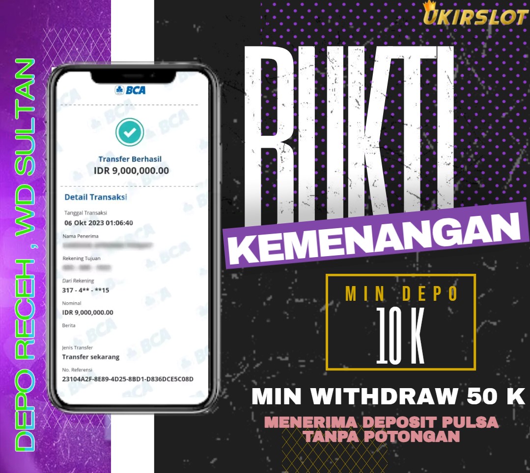 Bukti Kemenangan Bermain Slot Game