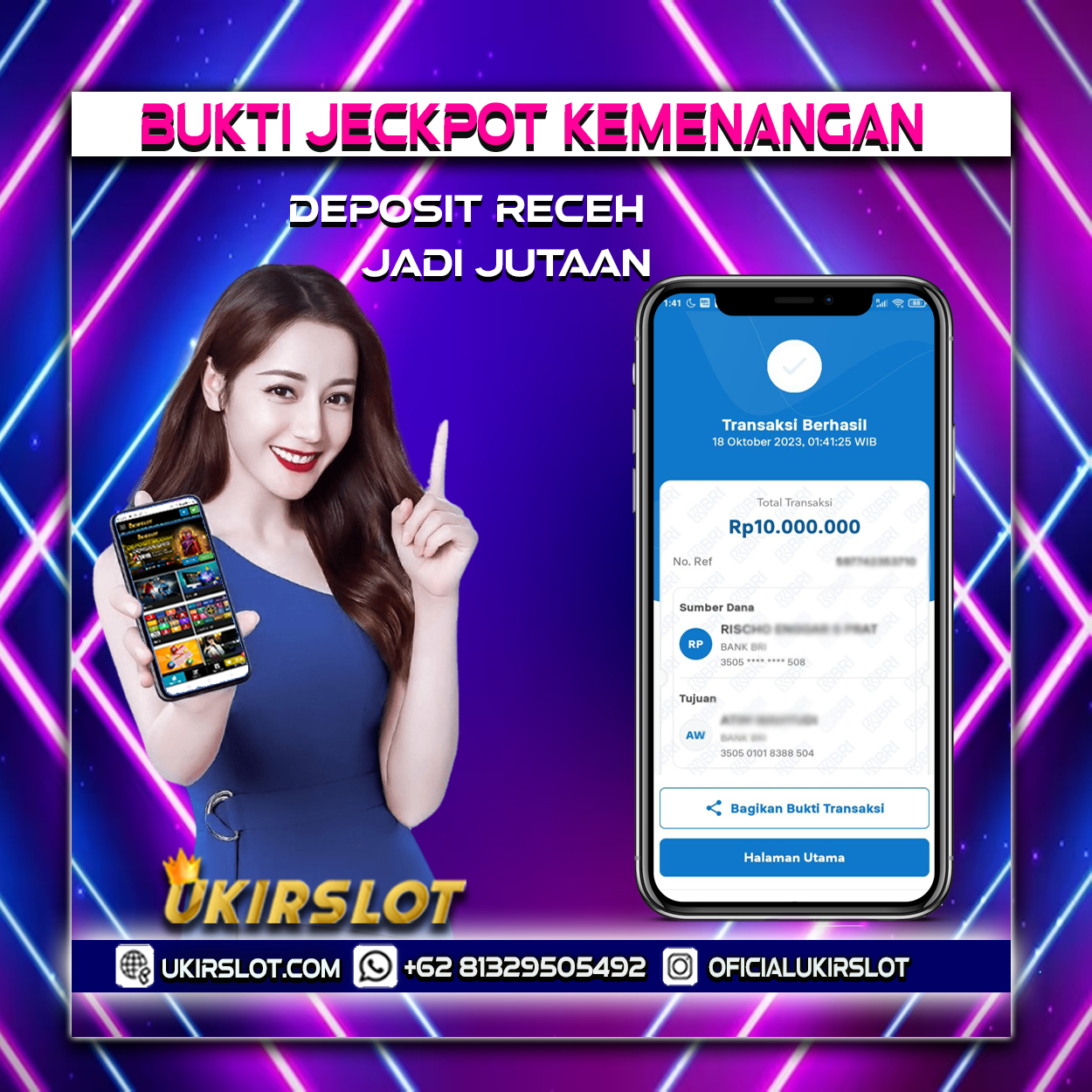 Bukti Kemenangan Bermain Slot Game