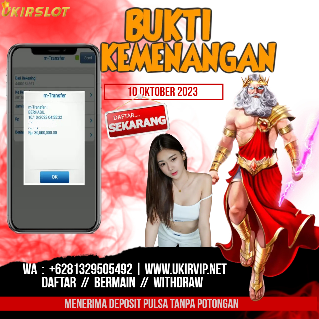 Bukti Kemenangan Bermain Slot Game