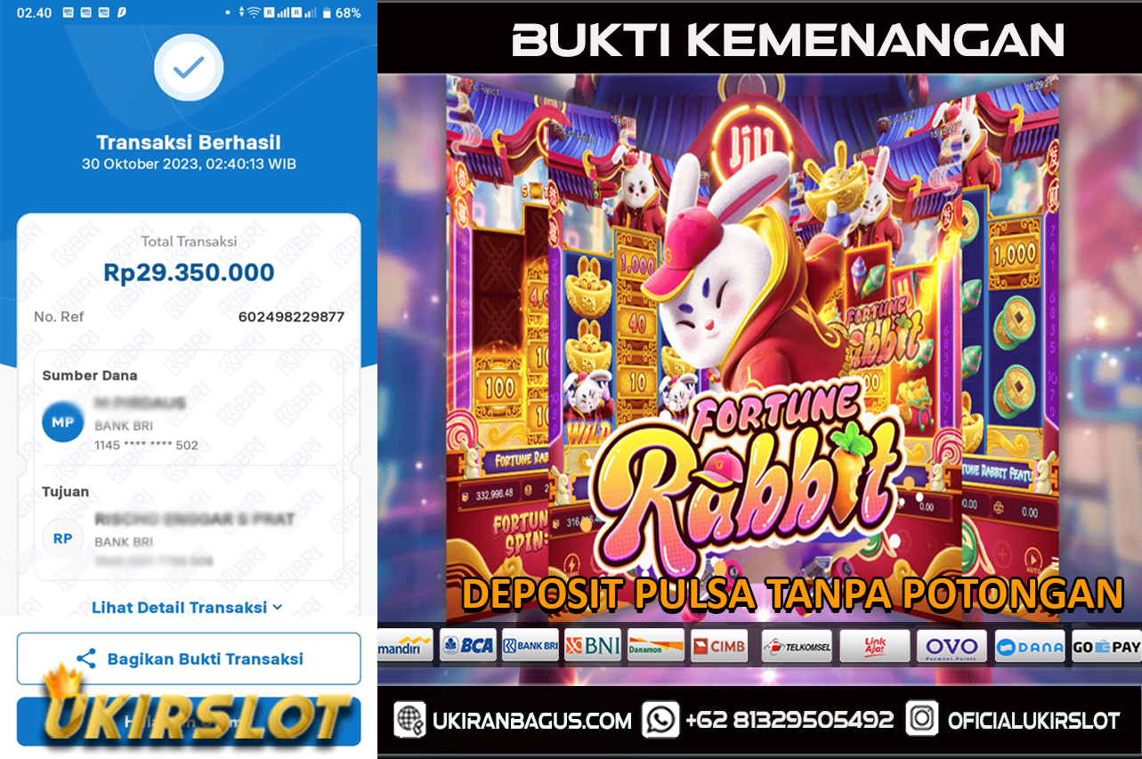 Bukti Kemenangan Bermain Slot Game