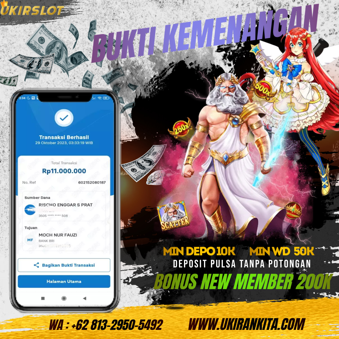 Bukti Kemenangan Bermain Slot Game