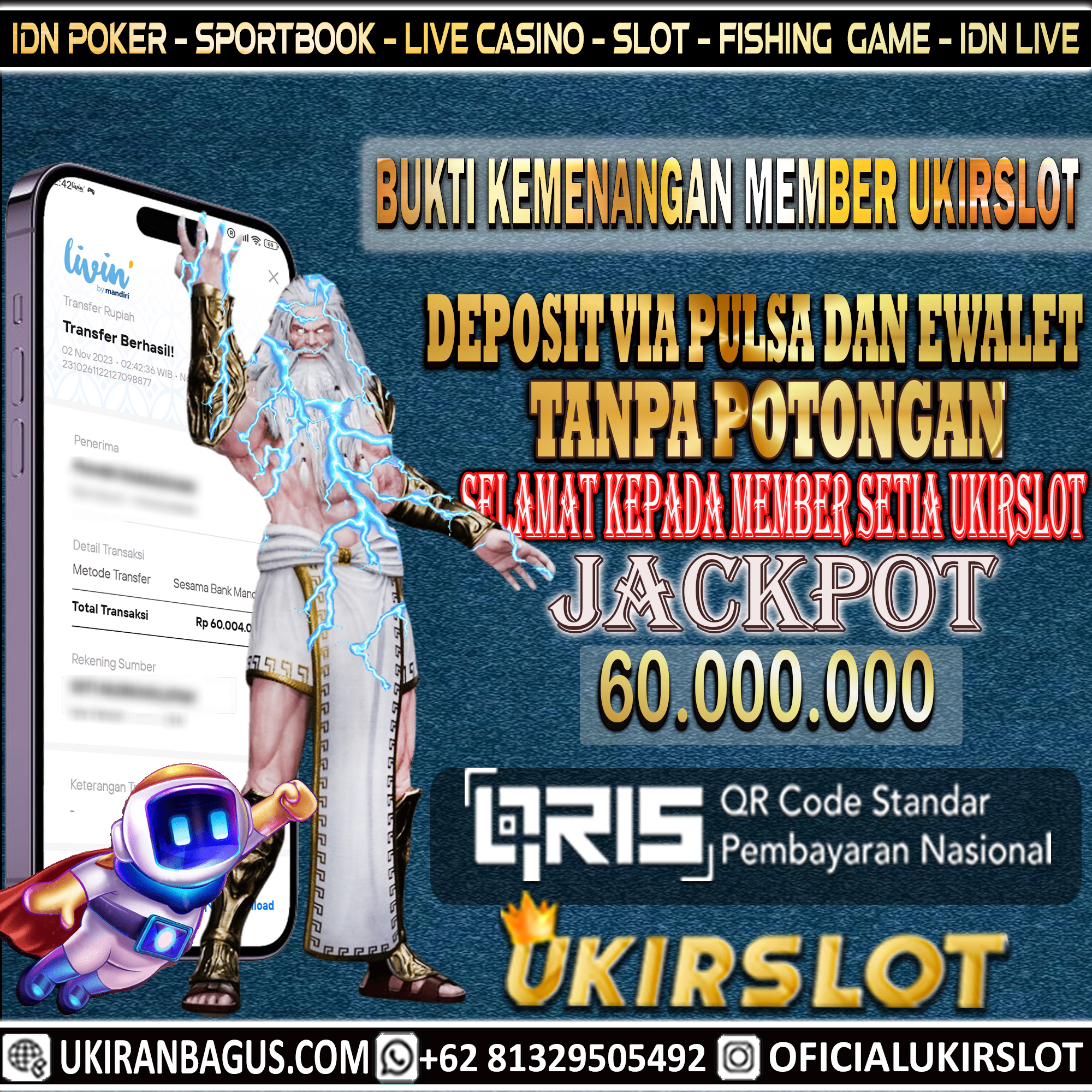 Bukti Kemenangan Bermain Slot Game