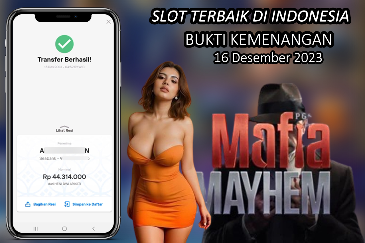 Bukti Kemenangan Slot Game Tanggal 16 DESEMBER 2023