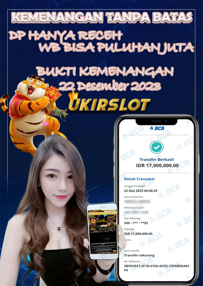 Bukti Kemenangan Slot Game Tanggal 22 Desember 2023