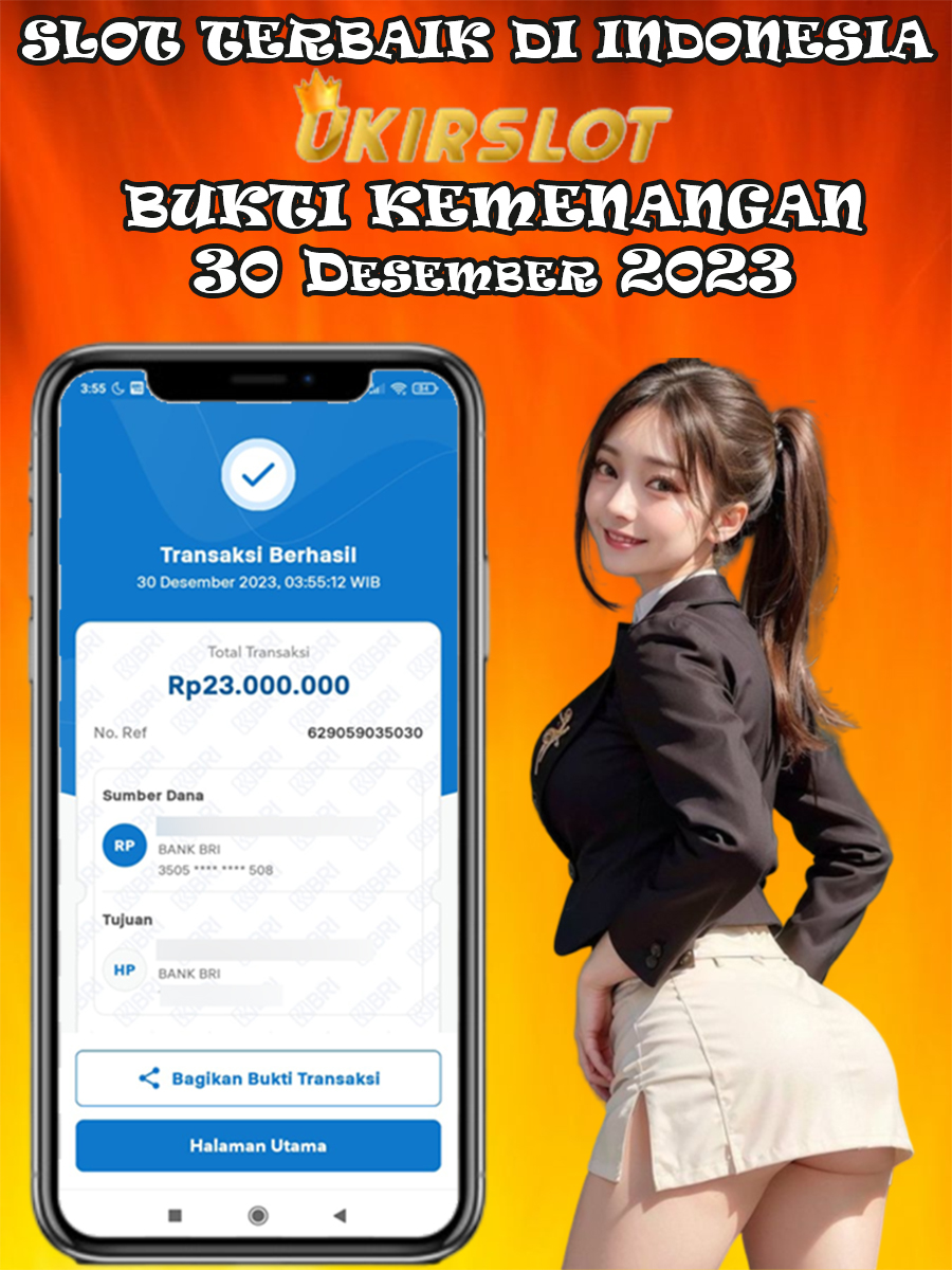 Bukti Kemenangan Slot Game Tanggal 30 Desember 2023