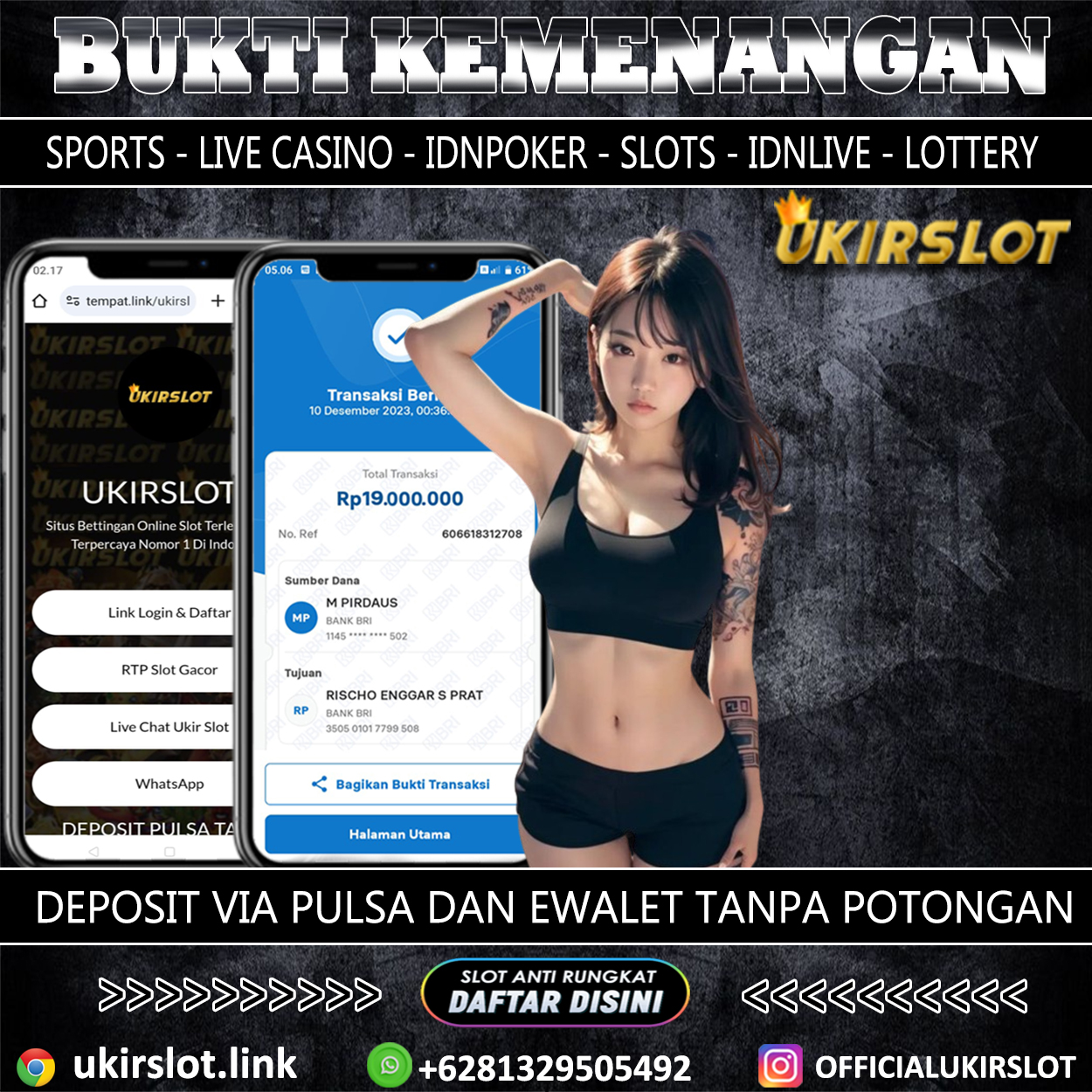 Bukti Kemenangan Slot Game Tanggal 10 DESEMBER 2023