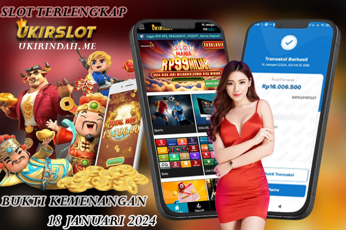 Bukti Kemenangan Slot Game Tanggal 18 Januari 2024