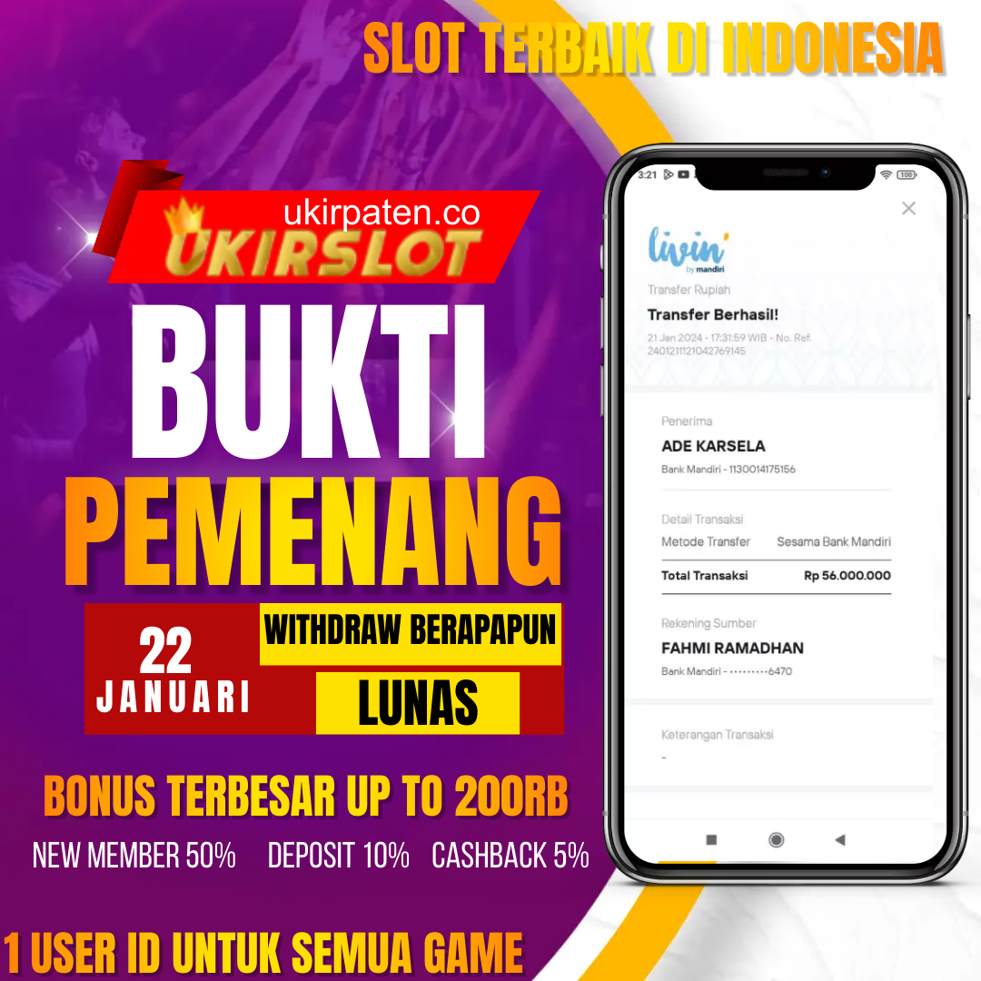 Bukti Kemenangan Slot Game Tanggal 22 Januari 2024