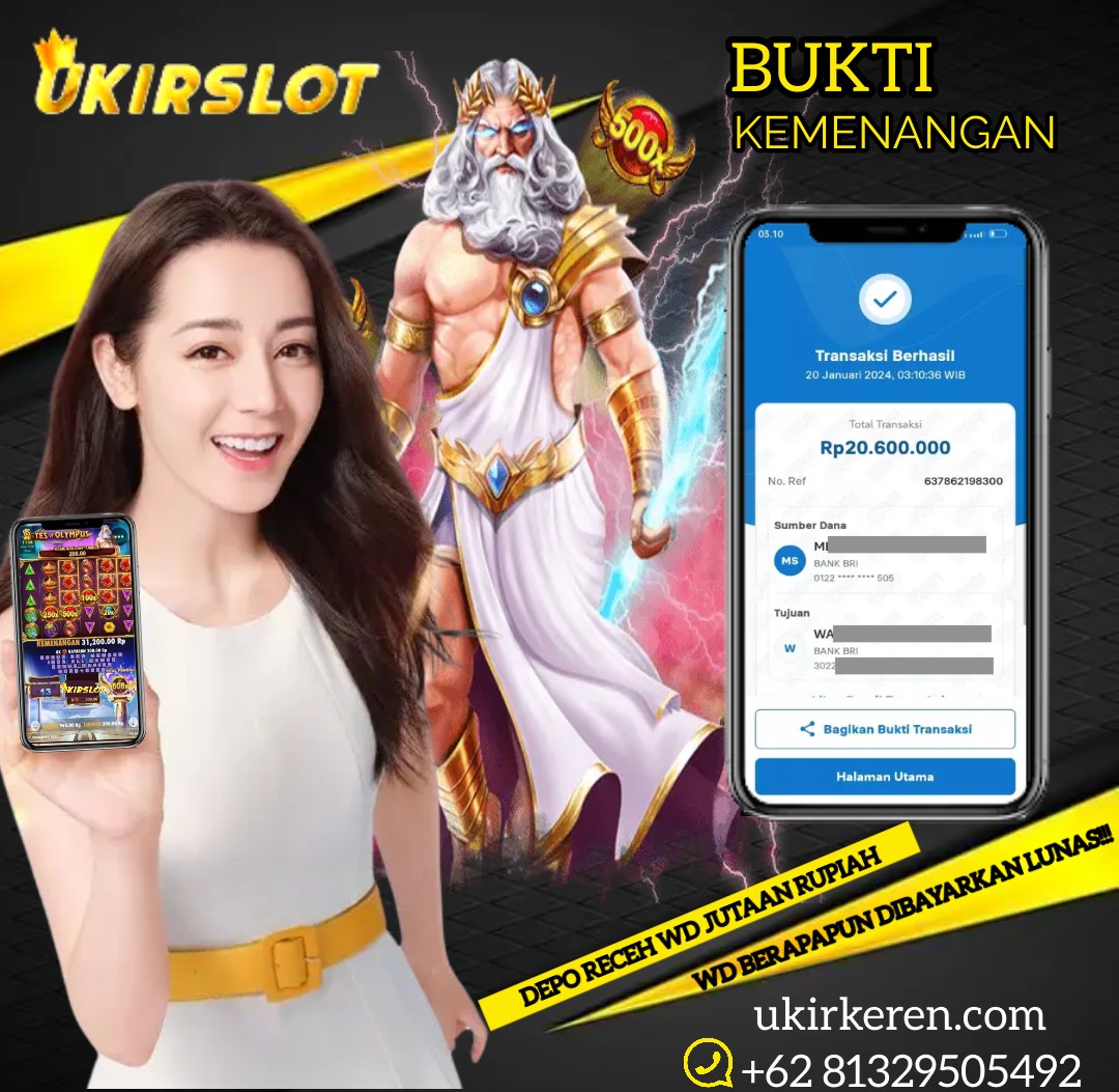 Bukti Kemenangan Slot Game Tanggal 20 Januari 2024