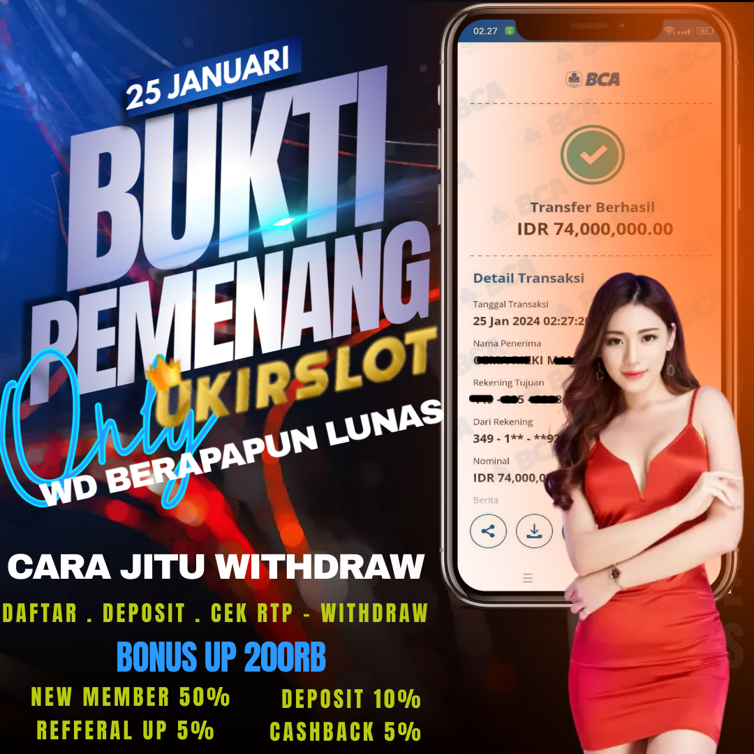 Bukti Kemenangan Slot Game Tanggal 25 Januari 2024