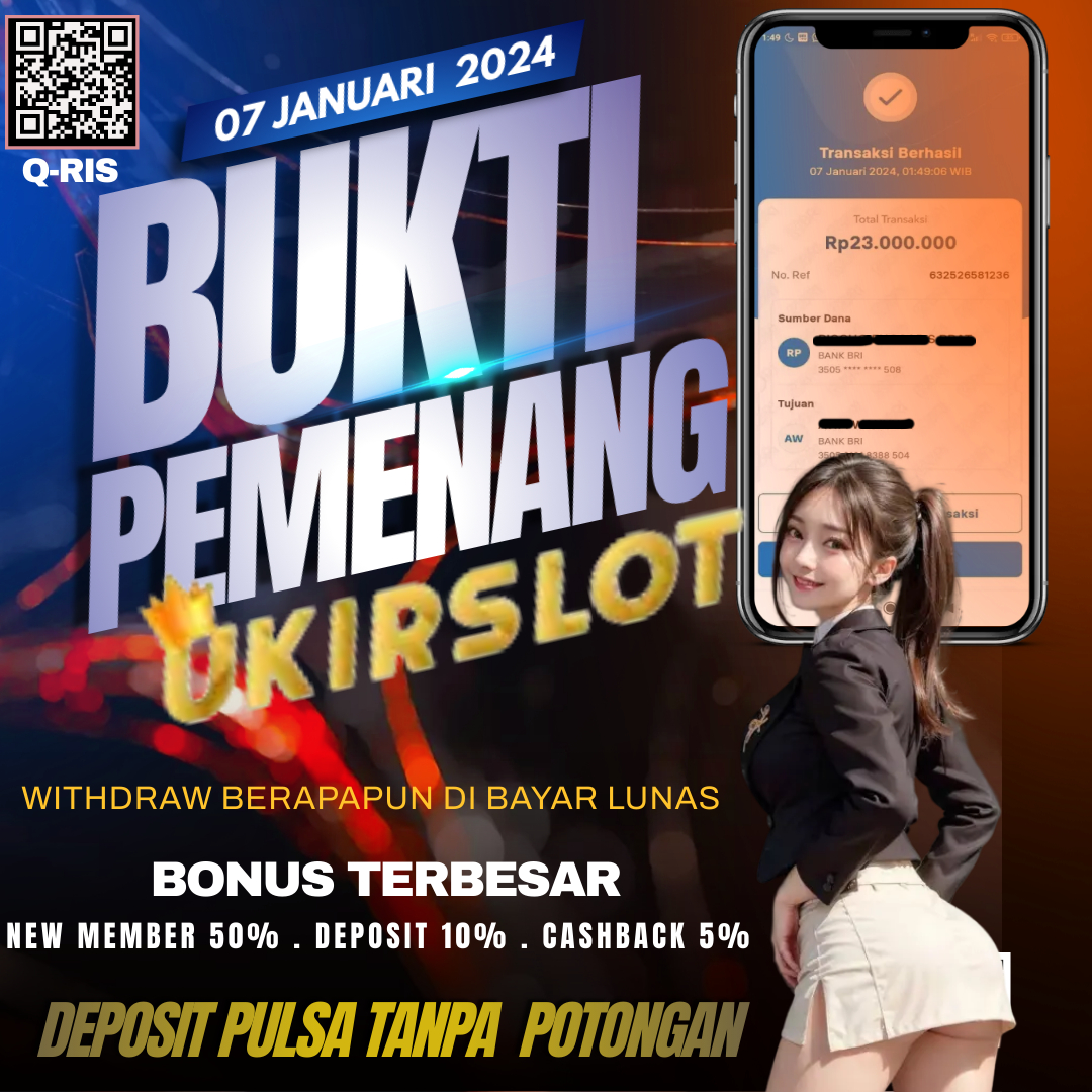 Bukti Kemenangan Slot Game Tanggal 07 Januari 2024