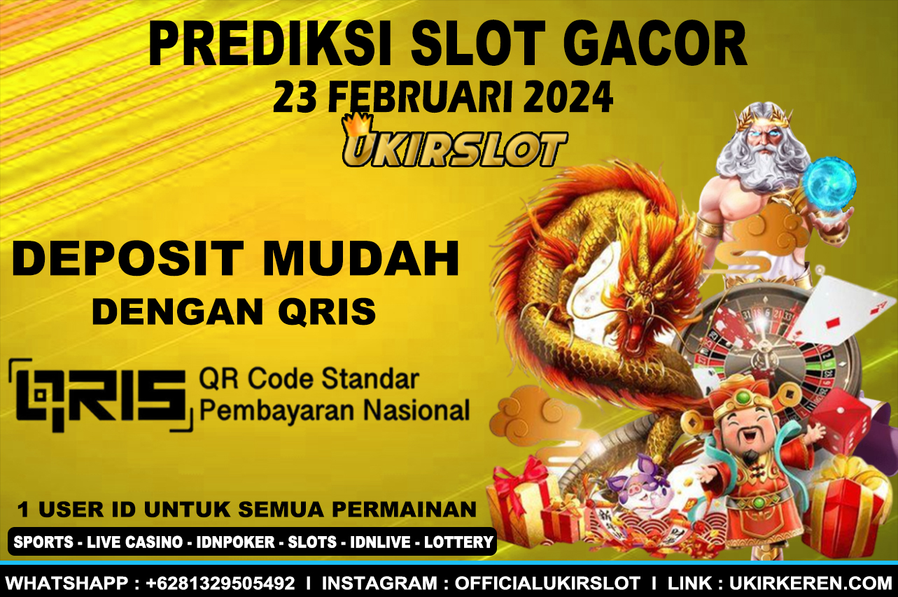 Prediksi Slot Online Gacor 23 Februari 2024