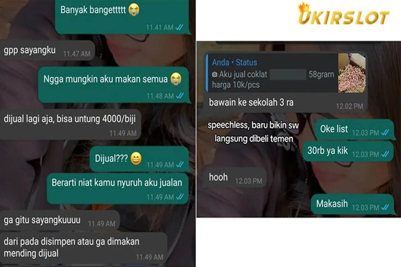 Momen Lucu Cewek Diberi Cokelat Satu Dus dari Pacar, Iseng Dijual Malah Laris