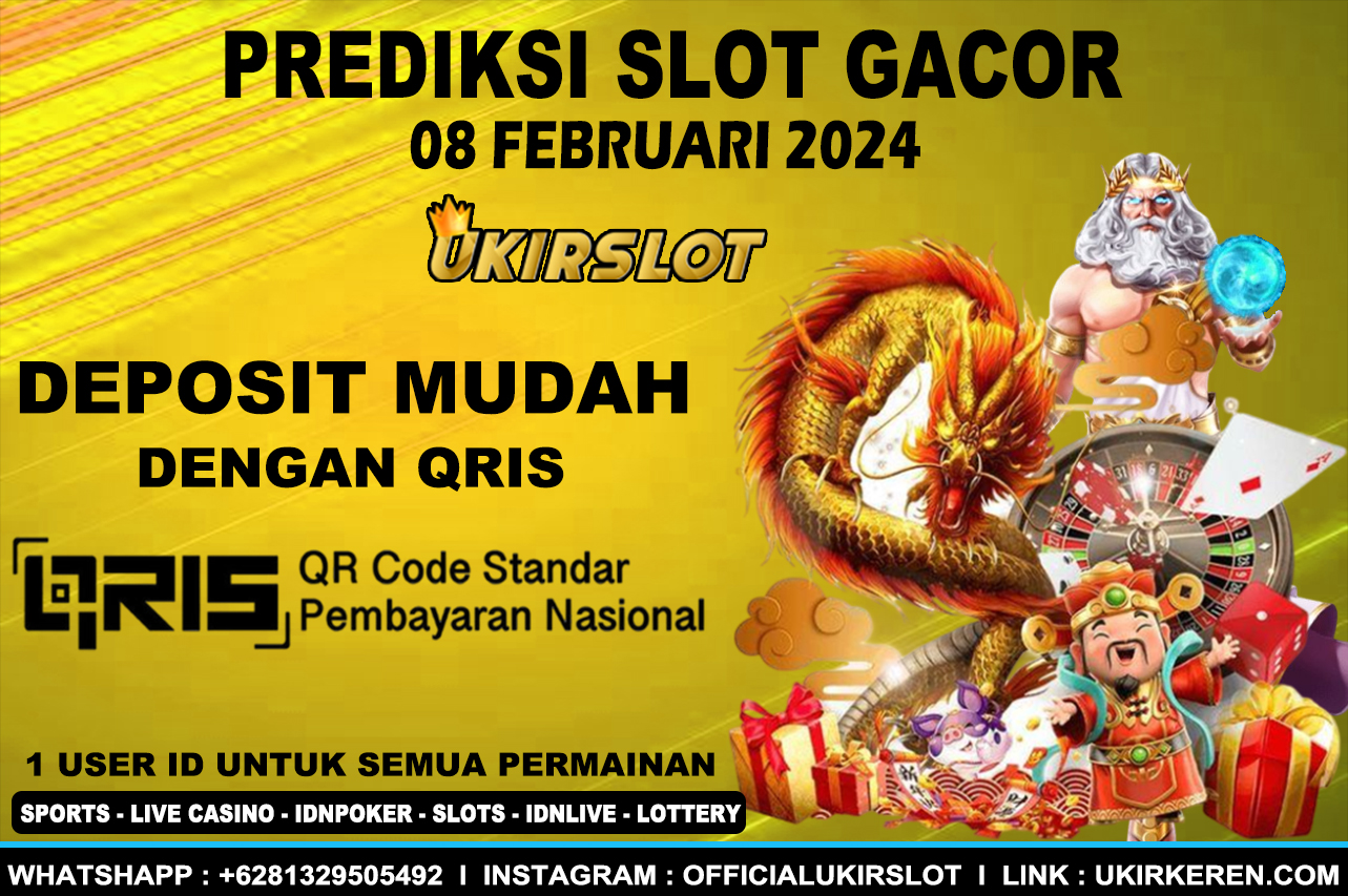 Prediksi Slot Online Gacor 08 Februari 2024