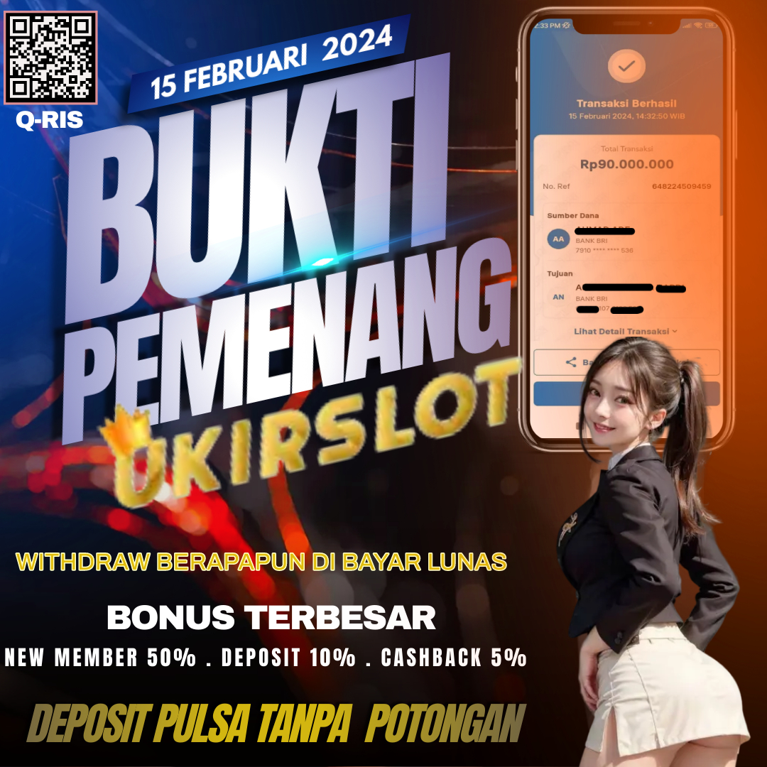 Bukti Kemenangan Slot Game Tanggal 15 Februari 2024