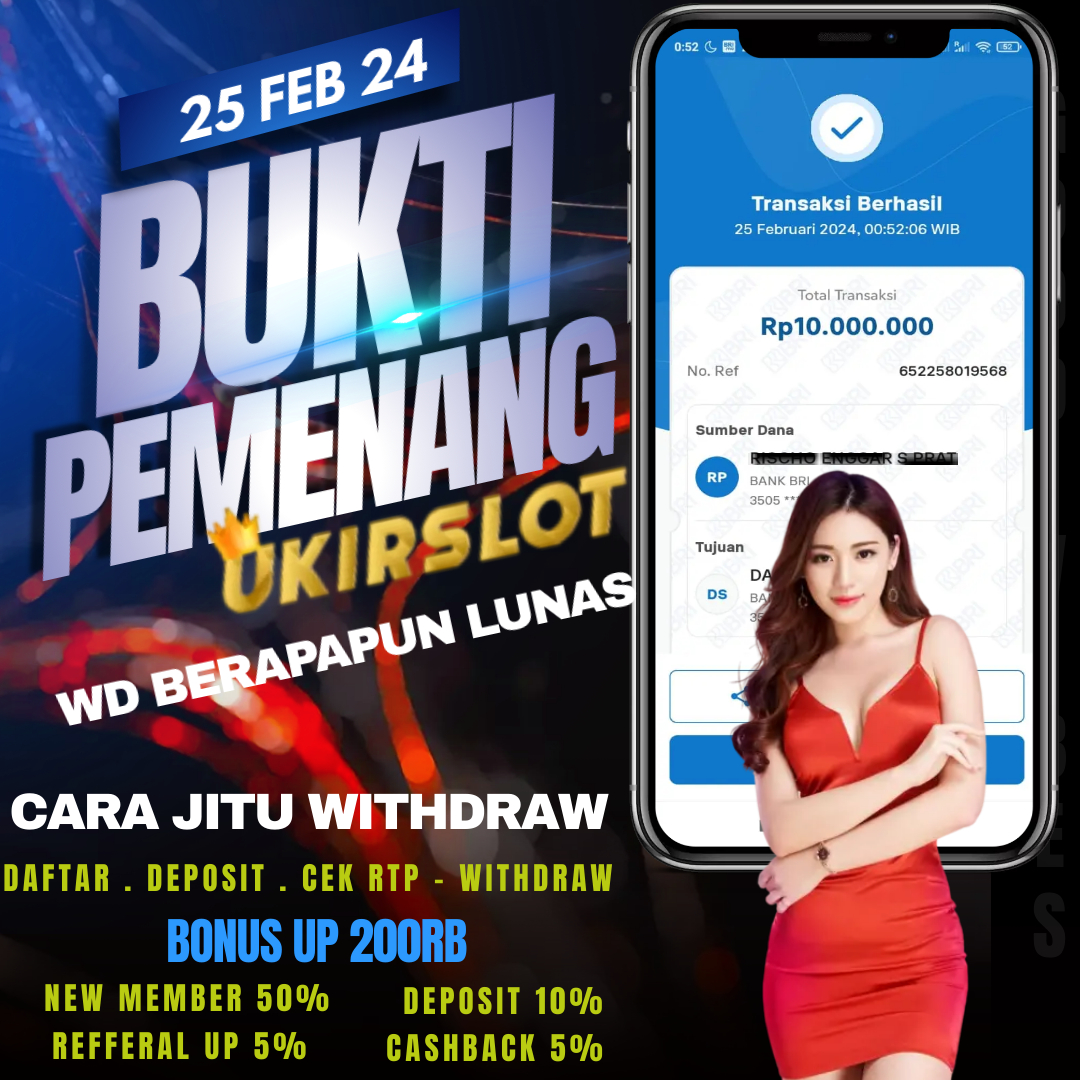 Bukti Kemenangan Slot Game Tanggal 25 Februari 2024