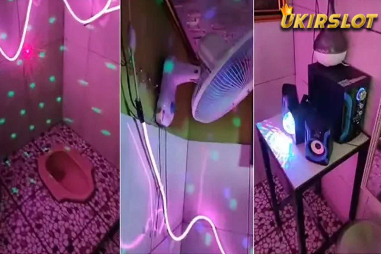 Viral Penampakan WC dengan Gemerlap Lampu Bak Diskotik, Fasilitas Kipas hingga Sound System